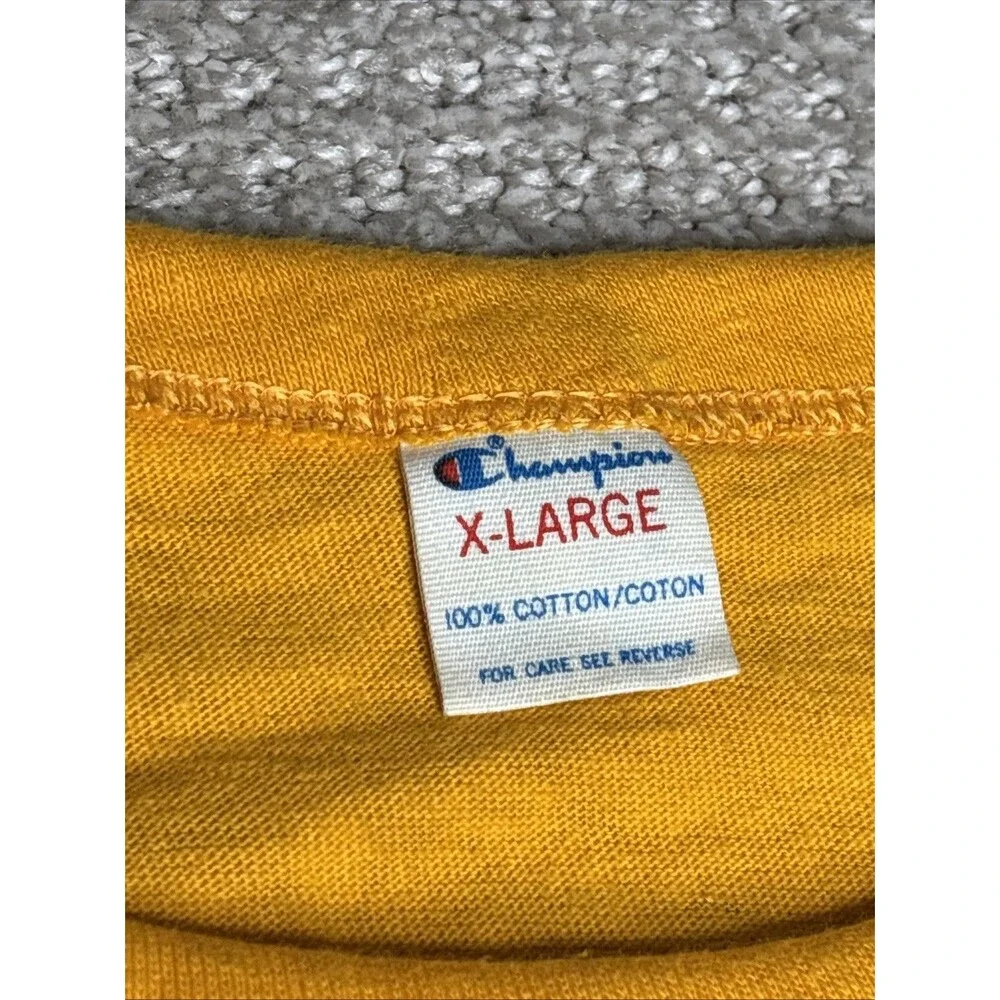 Vintage University Of Iowa Hawkseyes Rose Bowl 1982 Shirt Champion Size XL - Picture 3 of 4